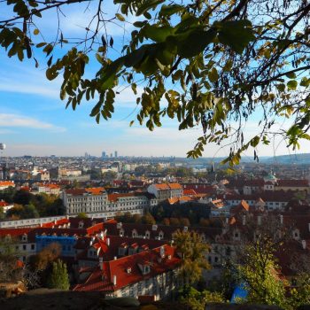 Uitzicht over Praag